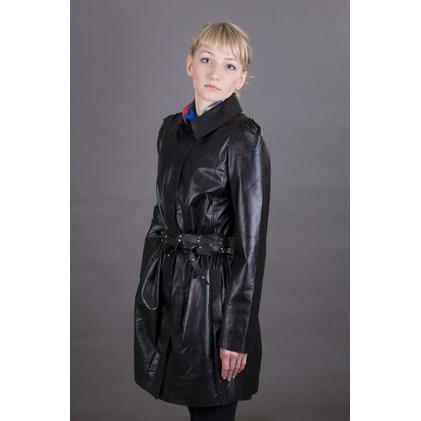 Кожаный плащ